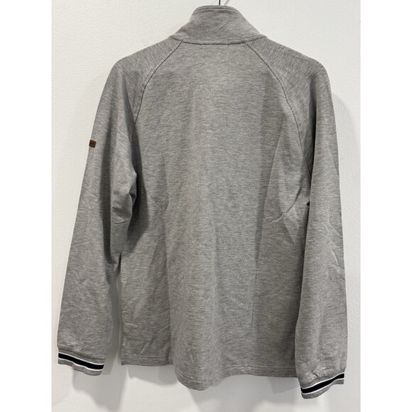 Ariat Men's Sweater 1/2 Zip Fleece Lightweight Pullover  Heather Grey Size Small - Picture 4 of 9